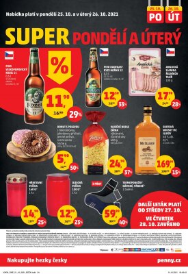 akční leták Penny Market 21.10.2021-26.10.2021