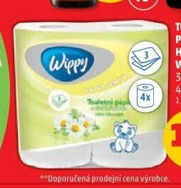 TOALETNÍ PAPÍR HEŘMÁNEK WIPPY