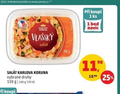 SALÁT KARLOVA KORUNA