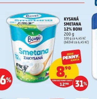 KYSANÁ SMETANA 12% BONI