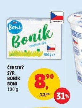 ČERSTVÝ SÝR BONÍK BONI