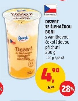 DEZERT SE ŠLEHAČKOU BONI