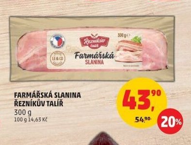 Farmářská slanina Řezníkův talíř
