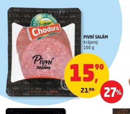 Pivní salám krájený 100 g