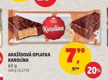 ARAŠÍDOVÁ OPLATKA KAROLÍNA