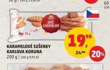 KARAMELOVÉ SUŠENKY KARLOVA KORUNA