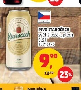 Pivo Staročech světlý ležák