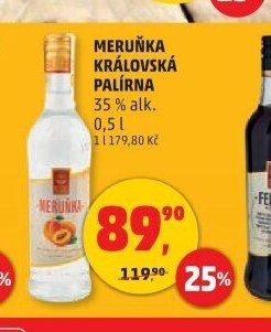 Meruňka Královská Palírna