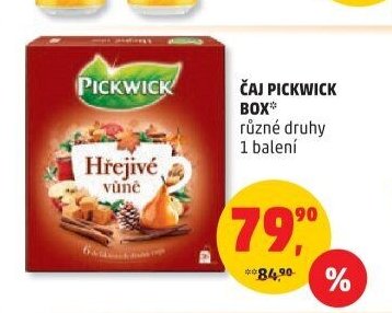 Čaj Pickwick box různé druhy