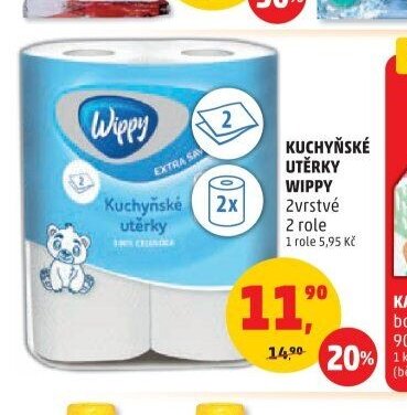 Kuchyňské utěrky Wippy