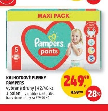Kalhotkové plenky Pampers