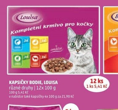 KAPSIČKY BODIE, LOUISA různé druhy | 12x 100 g