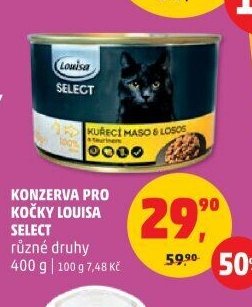 KONZERVA PRO KOČKY LOUISA SELECT různé druhy 400 g