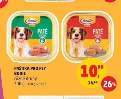 PAŠTIKA PRO PSY BODIE různé druhy 300 g