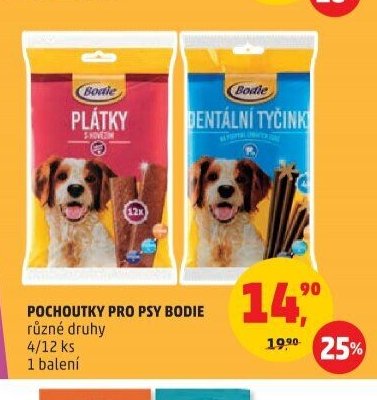 POCHOUTKY PRO PSY BODIE různé druhy 4/12 ks