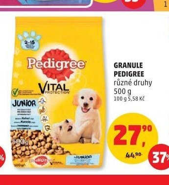 GRANULE PEDIGREE různé druhy 500 g
