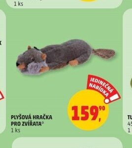 Plyšová hračka pro zvířata