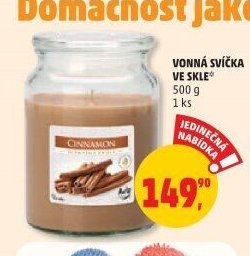VONNÁ SVÍČKA VE SKLE