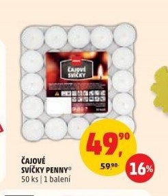 ČAJOVÉ SVÍČKY PENNY