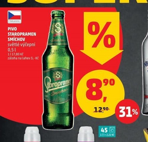 Pivo Staropramen Smíchov