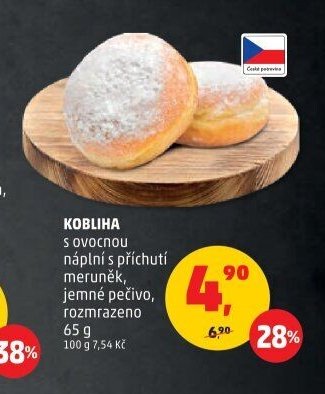 Kobliha s ovocnou náplní