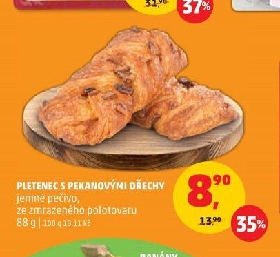Pletenec s pekanovými ořechy 88 g