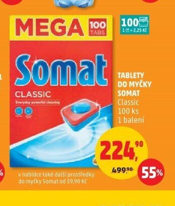 Tablety do myčky Somat Classic 100 ks