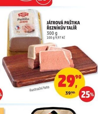 Játrová paštika Řezníkův talíř
