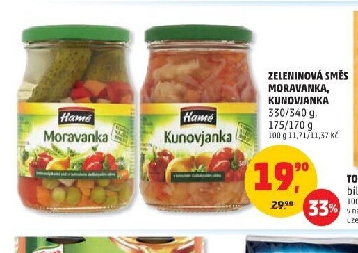 Zeleninová směs Moravanka, Kunovjanka