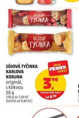 SÓJOVÁ TYČINKA KARLOVA KORUNA