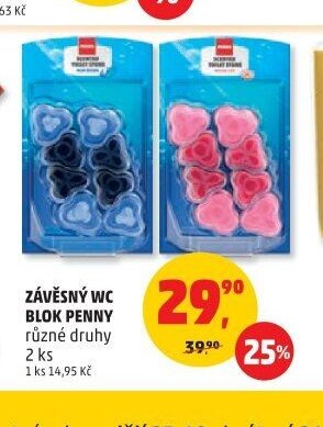 ZÁVĚSNÝ WC BLOK PENNY