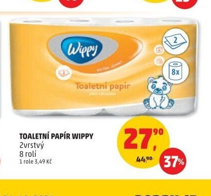 TOALETNÍ PAPÍR WIPPY