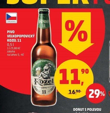 PIVO VELKOPOPOVICKÝ KOZEL 11 0,5 l
