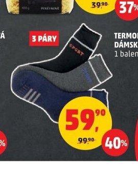 TERMOPONOŽKY DÁMSKÉ, PÁNSKÉ 1 balení