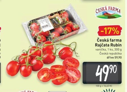 Česká farma Rajčata Rubín