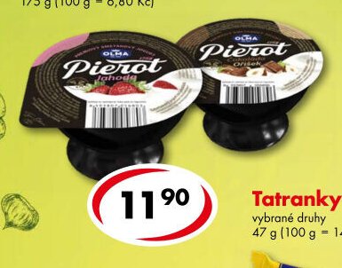 Pierot smetanový jogurt