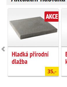 Hladká přírodní dlažba - UNI HOBBY akcniletaky.com