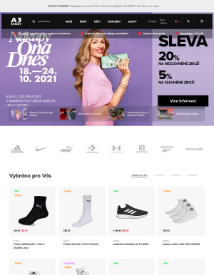 akční leták A3 SPORT 20.10.2021-26.10.2021