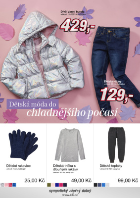 akční leták Kik textil 11.10.2021-11.11.2021