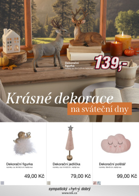 akční leták Kik textil 11.10.2021-11.11.2021