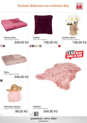 akční leták Kik textil 11.10.2021-11.11.2021