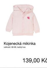 Kojenecká mikinka