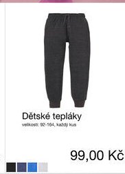 Dětské tepláky