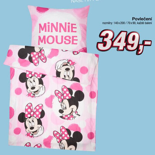 Povlečení Minnie Mouse