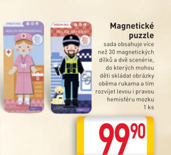 Puzzle magnetické MierEdu