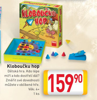 Stolní hra Kloboučku hop Dino