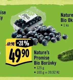Nature’s Promise Bio Borůvky