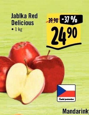 Jablka Red Delicious
