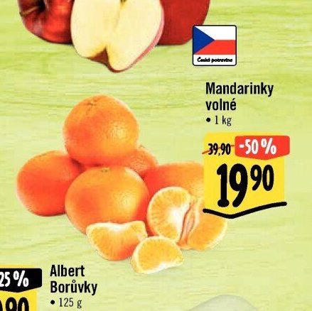 Mandarinky volné