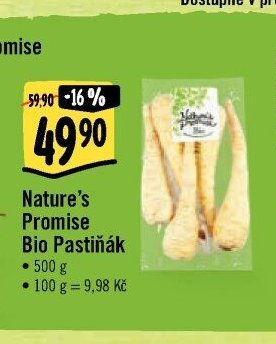 Nature's Promise Bio Pastiňák